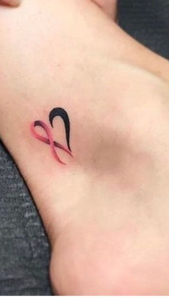 Pink Ribbon Tattoos, Survivor Tattoo, Mastectomy Tattoo, Awareness Tattoo, Band Tattoos, Tato Henna, Ribbon Tattoos, Tatuaje A Color, 1 Tattoo