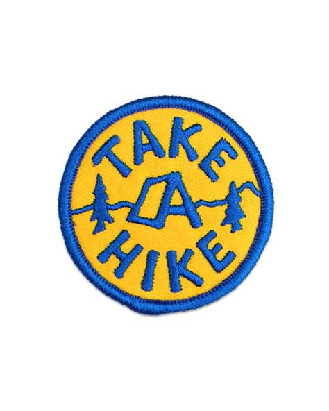 Take A Hike Patch – Strange Ways Hiking Patches, Scout Logo, Retro Patch, Jacket Patches, Diy Tent, Edge Stitching, Vintage Patches, Take A Hike, Sticker Patches