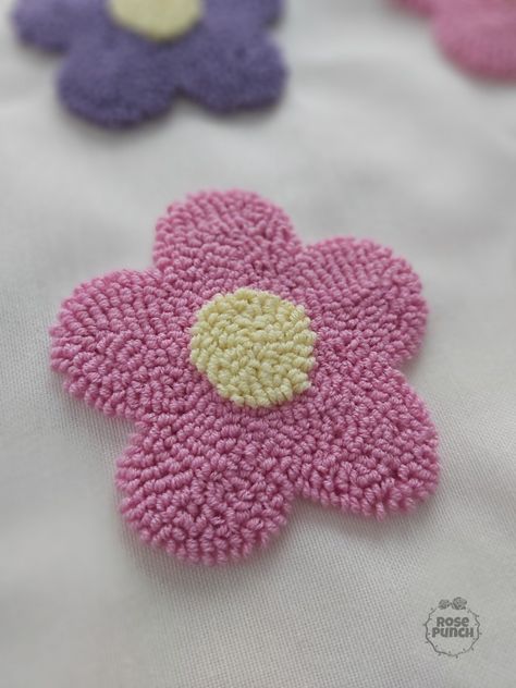 Rose Punch, Needle Embroidery, Needle Crafts, Punch Needle Embroidery, Punch Needle, Daisy, Embroidery, Pillows, Instagram Photos