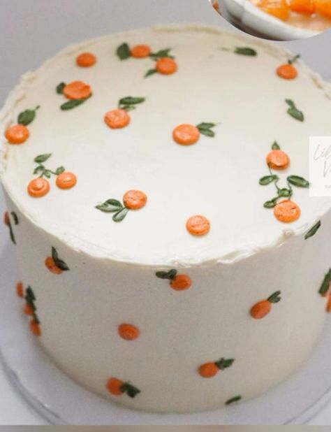 Orange Slice Cake, Orange Cream Cake, Citrus Theme, Orange Curd, Citrus Cake, Citrus Baby, Peach Baby Shower, Cake Base, Orange Baby Shower