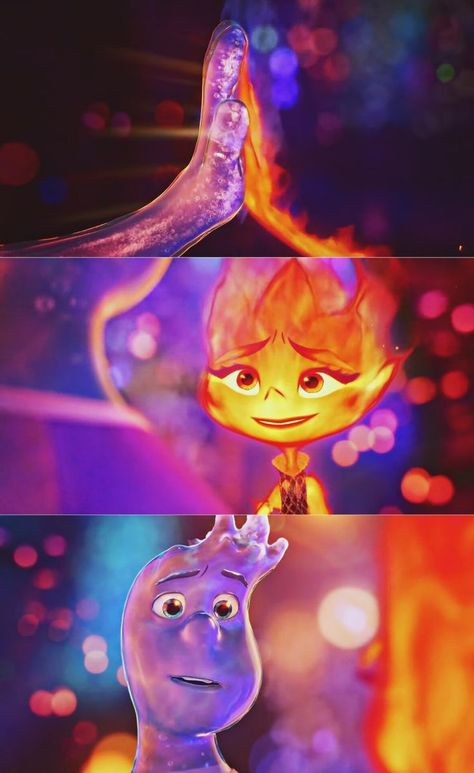 Elemental Movie Wade, Elemental Aesthetic Pixar, Disney Elemental Art, Elemental Movie Pixar, Elemental Cartoon, Elemental Movie Wallpaper, Elemental Movie Fanart, Elemental Wallpaper Pixar, Elemental Animation