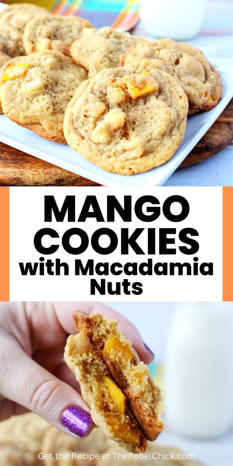 Mango Cookies Recipe, Mango Cookies, Mango Cookie, Keto Tea, Mango Rum, Mango Curry, Kitchen Witchery, Blondie Brownies, Sugar Cookie Recipe