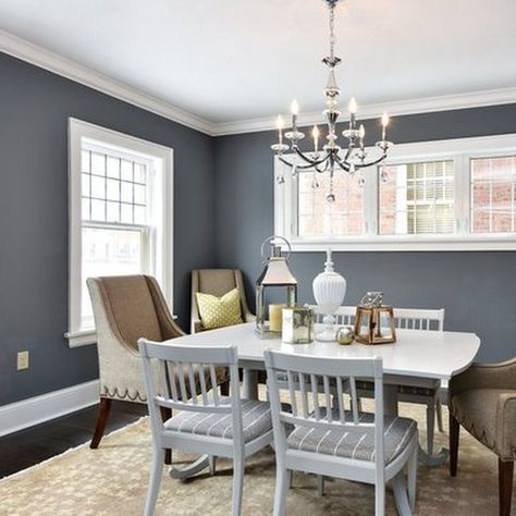 Network Gray, Blue Gray Paint Colors, Dining Room Paint Colors, Blue Gray Paint, Dining Room Paint, Home Design Software, Neutral Paint Color, Dining Room Colors, Neutral Paint Colors