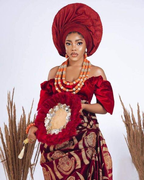 Igbo Bride Attire, Igbo Bride Traditional Weddings, Isi Agu, Nigerian Traditional Dresses, Igbo Traditional Wedding, Igbo Bride, Best Wedding Dress, Igbo Wedding, Naija Wedding