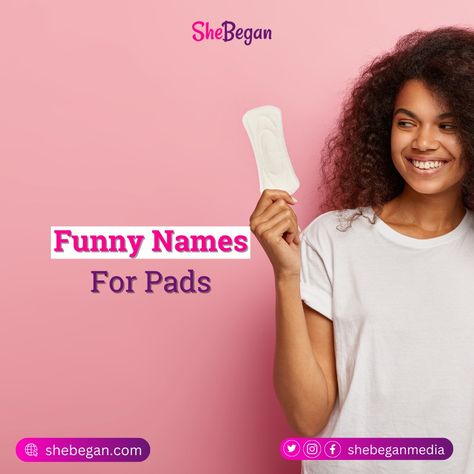 We're no strangers to the word “period pads”. However, using the word “pad” might just not be discreet enough. In this article, I'll go over a few alternative names to call your period pads, while still keeping it humorous. Read the full article below Funny Names To Call Your Period, On Period, Period Care, Period Pads, Alternative Names, Funny Names, 10 Funniest, Cloth Pads, Cool Names