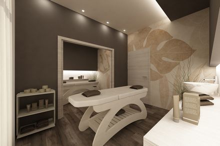 Arredamento per centri estetici Mantova - Azzini arredamenti Car Showroom Design, Salon Reception Desk, Esthetics Room, Spa Rooms, Clinic Interior Design, Beauty Salon Design, Beauty Room Decor, Beauty Salon Interior, Salon Interior Design