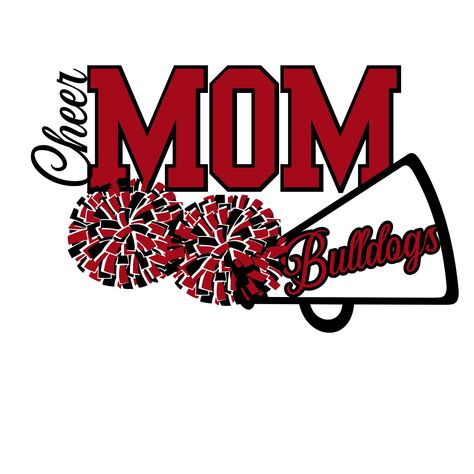 Cheer Mom Bulldogs SVG by DesignsbySpottedFrog on Etsy https://www.etsy.com/listing/578940678/cheer-mom-bulldogs-svg Cheer Banquet, Cheer Mom Svg, Cheer Mom Shirts, Cheer Coaches, Cheer Shirts, Cheer Mom, Mom Svg, Bulldog Puppies, Team Names