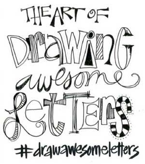 Joanne Sharpe, A Lettering, Art Of Drawing, Fancy Writing, Cloth Paper Scissors, Chalkboard Lettering, Alfabet Letters, Hand Lettering Fonts, Drawing Letters