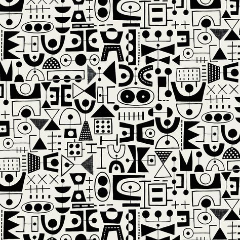 ©nancy wolff-6024 Nancy Wolff, Scandinavian Pattern, Geometric Pattern Art, Black And White Illustration, Mid Century Art, Zentangle Patterns, Art Textile, Pen Art, Line Art Drawings