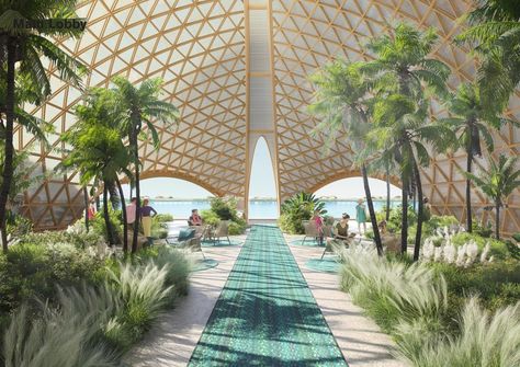 Gallery of Foster + Partners Designs Hotel 12, part of the Red Sea Project in Saudi Arabia - 4 Red Sea Project, Form Architecture, International Tourism, Tourism Development, Sea Resort, Foster Partners, Japanese Architect, Resort Design, The Red Sea