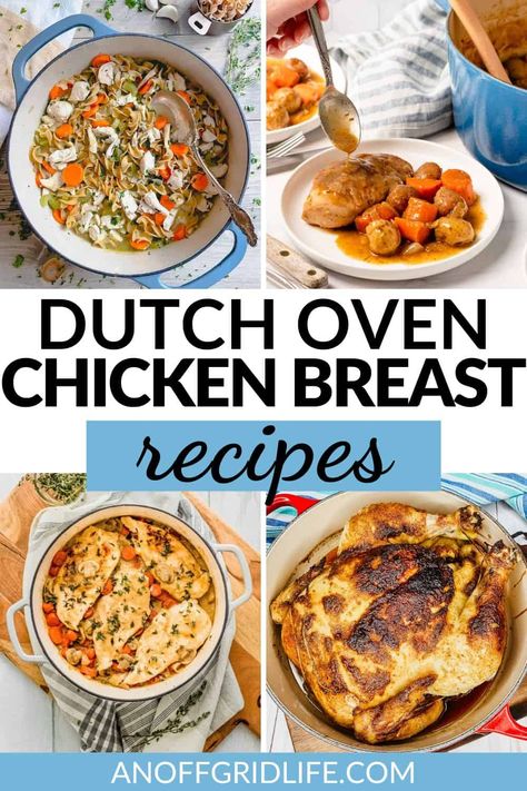 Dutch Oven Chicken Recipes, Dutch Oven Chicken Thighs, Dutch Oven Chicken Breast, Chicken Breast Oven Recipes, Dutch Oven Recipes Cast Iron, Chicken Breast Oven, Le Creuset Recipes, Dutch Oven Chicken, Best Dutch Oven