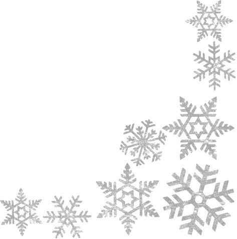 Frame Scrapbook, Flower Border Clipart, Snowflake Silhouette, Snowflake Border, Winter Frame, Snowflake Clipart, Snowflake Images, Frozen Snowflake, Snowflake Background