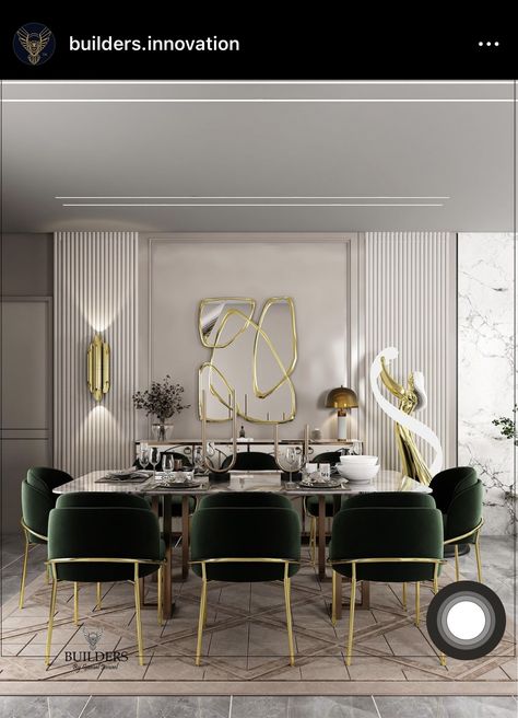 Art Deco Living, Dream Dining Room, Art Deco Living Room, Christmas Dining Room, Covet House, Living Room Design Inspiration, Luxury Dining Room, Luxury Dining, Modern Dining Room