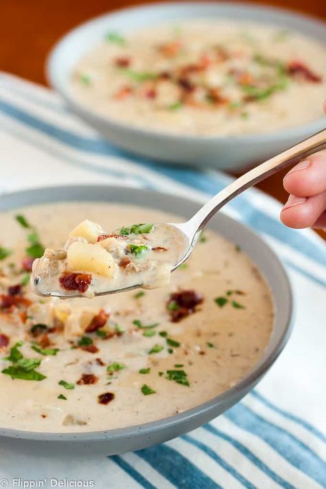 Gluten Free Clam Chowder Recipe, Gluten Free Clam Chowder, One Pot Meal, Best Gluten Free Recipes, Gluten Free Recipes For Dinner, Allergy Free Recipes, Clam Chowder, Chowder Recipes, Gluten Free Recipes Easy