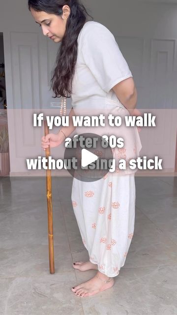 Yog Journey with Aakansha | Certified Yoga Teacher on Instagram: "IMPORTANT for all ages! Share now and encourage them to do atleast one of these daily! 🚶‍♀️🚶‍♀️ SAVE & SHARE FOLLOW @yogjourney  Incorporating regular walking and these exercises into your routine can help you stay healthier and more independent after your 80s.   Maintaining the ability to walk after your 80s offers numerous benefits that contribute to overall health, independence, and quality of life:  Improved Cardiovascular Health: Regular walking and these set of exercises help keep the heart healthy, reducing the risk of heart disease, hypertension, and stroke.  Enhanced Mobility and Independence: strengthens muscles, bones, and joints, which helps maintain balance and mobility, reducing the risk of falls and injuries Moderate Exercise, Daily Steps, Weight Bearing Exercises, Yoga For Seniors, Benefits Of Walking, Daily Yoga Workout, Sit Ups, Senior Health, Health And Fitness Articles