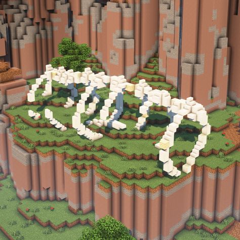 Minecraft Fossils, Minecraft Dinosaur, Minecraft Skeleton, Minecraft Statues, Minecraft Structures, Minecraft Interior Design, Cool Minecraft Creations, Minecraft Castle, Minecraft Mobs