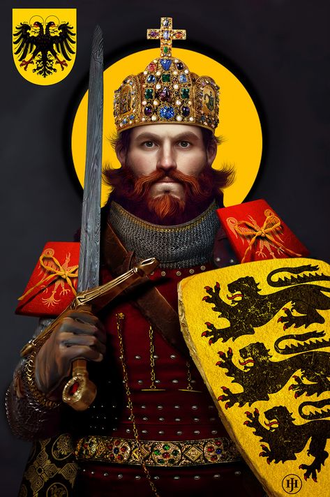 Emperor Frederick Barbarossa, Jack Huang【黄孤忠】 on ArtStation at https://www.artstation.com/artwork/zDV1gd Frederick Barbarossa, Stand Pose, Love Deluxe, Eagles Music, Imperial Eagle, Johnny Cash, Coat Of Arms, Sacramento, Eagles