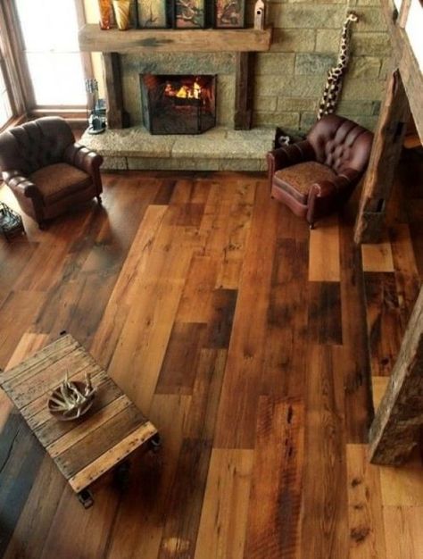 Laminate Flooring On Stairs, Wooden Floors Living Room, Cheap Wood Flooring, Wood Flooring Options, Wood Floor Colors, Types Of Wood Flooring, Rustic Wood Floors, Plywood Flooring, Wood Floors Wide Plank