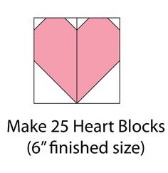 Heart Quilt Blocks Free Pattern Simple, Heart Quilt Blocks Free Pattern, Heart Quilt Blocks, Quilt Block Patterns Easy, Quilt Free Pattern, Hearts Quilt, House Quilt Patterns, Quilt Blocks Easy, Cluck Cluck Sew