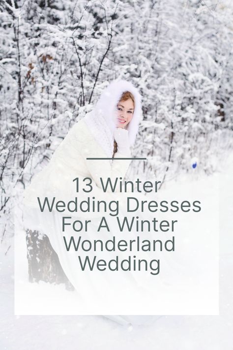 Embrace the enchantment of a winter wonderland wedding with our winter wedding dresses! ❄️✨ Be the snow queen you've always dreamed of. #WinterWeddingElegance #BrideInWhite #WeddingMagic #LoveInTheSnow Wonderland Wedding Dress, Snow Wedding Dress, Winter Wonderland Wedding Dress, Winter Wedding Dresses, Snow Wedding, The Snow Queen, Snow Dress, Winter Wonderland Wedding, Ice Princess