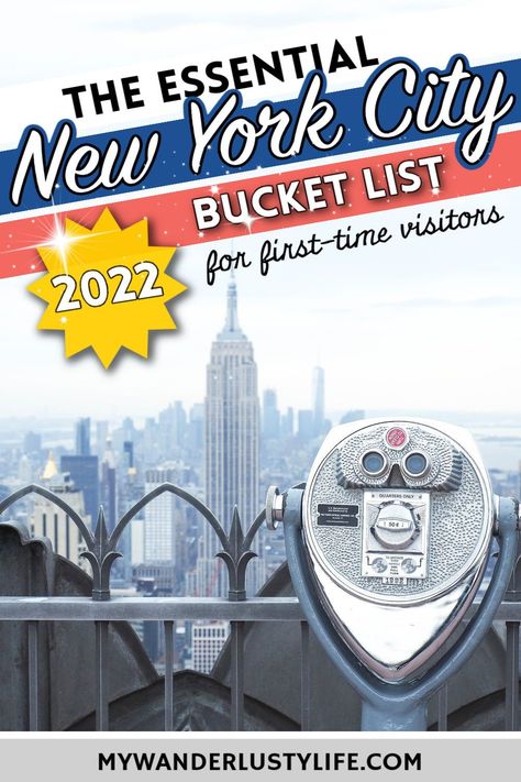 Your New York City Bucket List - the best and most essential NYC experiences in Manhattan, Midtown, Downtown, and Brooklyn. Nyc Experiences, City Bucket List, Pod Hotels, Napa Valley California, Staten Island Ferry, Visit Usa, Grand Central Station, City Ballet, Dinner Cruise