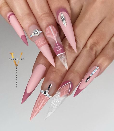 Cute Winter Nail Designs, Coloured Nails, Unique Manicure, Gucci Nails, Summer Nail Colors, Pretty Nail Polish, Halloween Acrylic Nails, Winter Nails Acrylic, Best View