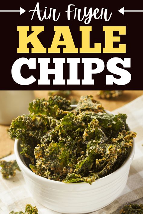 Air Fryer Kale Chips Recipe, Airfryer Veggies, Dehydrated Kale Chips, Air Fryer Kale, Healthy Kale Chips, Air Fryer Chips, The Best Muffins, Healthy Chip Alternative, Heathy Eats