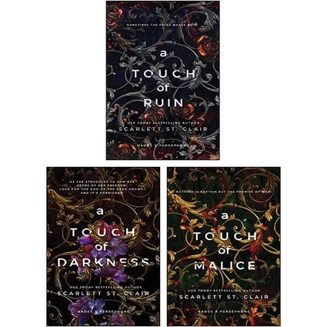 Hades X Persephone 3 Books Collection Set By Scarlett St. Clair(A Touch of Darkness, A Touch of Ruin & A Touch of Malice) A Touch Of Malice, A Touch Of Ruin, Touch Of Malice, Hades X Persephone, Scarlett St Clair, A Touch Of Darkness, Gruffalo's Child, Touch Of Darkness, Bloom Book