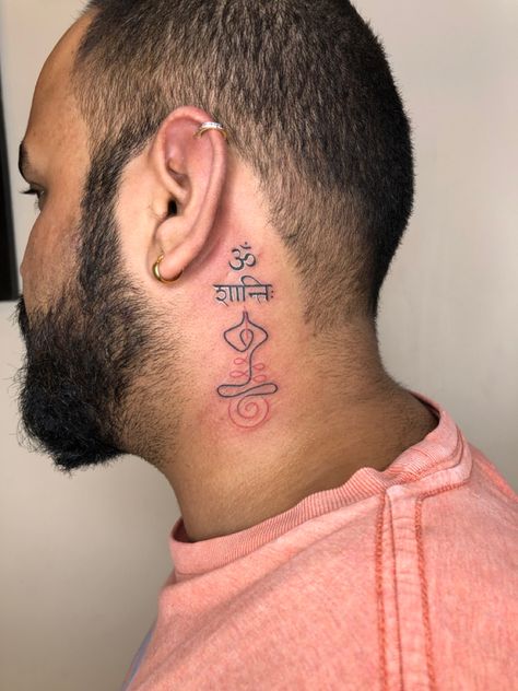 Om shanti neck tattoo sanskrit
Yoga pose Om Shanti Tattoo, Shanti Symbol, Shanti Tattoo, Symbol Tattoo, Om Shanti, Om Shanti Om, Symbol Tattoos, Symbolic Tattoos, Behind Ear Tattoo