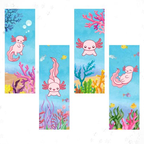 Kawaii Bookmarks, Bookmark Printable, Printable Bookmarks, Cute Bookmarks, Sun And Water, Bookmarks Printable, Oct 11, Etsy App, Selling On Etsy