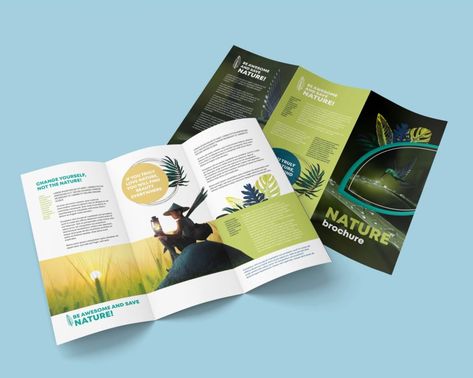 12 Impressive Non Profit Brochure Examples and Tips - Publuu Non Profit Brochure Design, Non Profit Brochure, Nonprofit Brochure, Financial Counseling, Brochure Examples, Save Nature, Folder Design, Flyer And Poster Design, Trifold Brochure