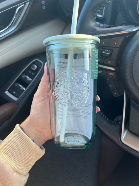 Starbucks Recycled Glass Tumbler, New Starbucks Cups 2023, Travel Cups Tumblers, Starbucks Tumbler 2023, Cute Coffee Tumbler, Starbucks Glass Tumbler, Glass Starbucks Cup, Starbucks Glass Cup, Starbucks Cups 2023