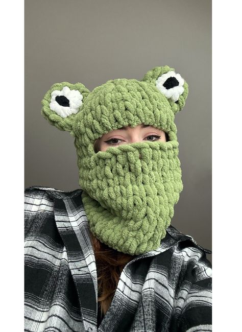 Frog Balaclava, Balaclava Mask, Balaclava Ski Mask, Crochet Balaclava, Knitted Balaclava, Ear Style, Bear Ears, Ski Mask, Bunny Ear