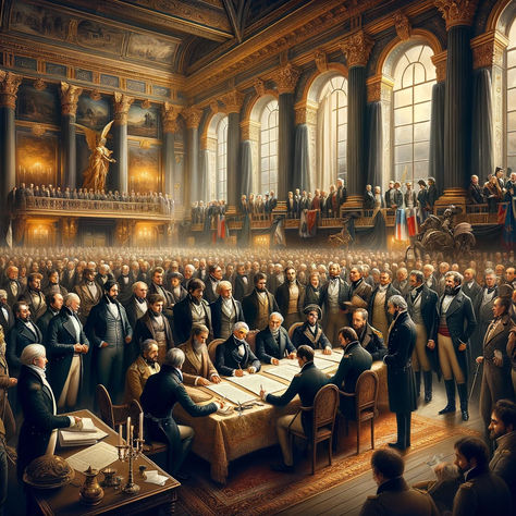 On May 30, 1814, the Treaty of Paris was signed, marking a significant moment in European history. This historic agreement ended the Napoleonic Wars and laid the foundation for a new era of peace and stability across the continent. The treaty saw representatives from the major European powers come together to restore borders and reestablish harmony. Treaty Of Paris, Napoleonic Wars, European History, Mauritius, New Era, Borders, Foundation, Paris, In This Moment