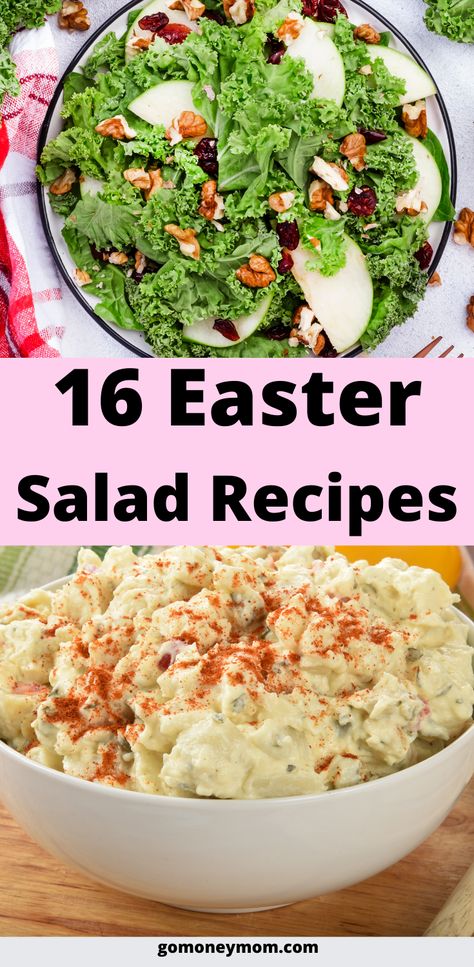 Salad To Go With Lamb, Easter Salads Green, Spring Salads For Parties Easter Brunch, Easter Salad Ideas, Salads For Easter, Easter Lunch Menu Ideas, Easter Pasta Salad, Easter Brunch Salad, Easter Lunch Ideas