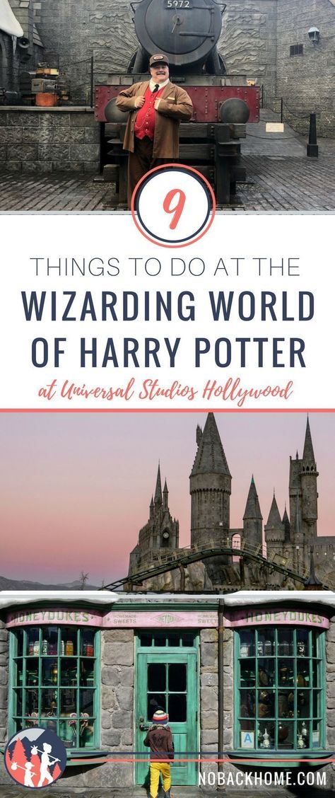 Are you planning a trip to California and you want to visit the Wizarding World  of Harry Potter. Check out these tips and top 9 things to do at Universal Studios Hollywood. #harrypotter #universalhollywood #tips #thingstodo #hogwarts California Tourist Attractions, Southern California Travel, Universal Hollywood, Universal Studios Outfit, Trip To California, Harry Potter Universal Studios, The Wizarding World Of Harry Potter, Universal Studios Orlando, Universal Orlando Resort