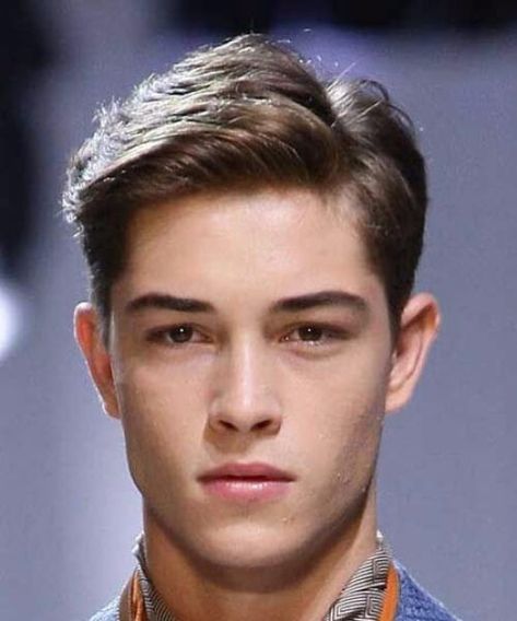 45 Side Part Hairstyles for Classically Handsome Men | MenHairstylist.com Diamond Face Haircut, Diamond Face Shape Hairstyles, Young Mens Hairstyles, Diamond Face Hairstyle, Mens Hairstyles With Beard, Textured Haircut, Side Part Hairstyles, Fesyen Rambut