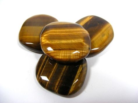 tigereye stone | Gold Tigers Eye Palm Stone Tigers Eye Properties, Self Critical, Tigereye Stone, Rare Crystals, Spinal Column, Kundalini Energy, Natural Objects, Gold Tiger Eye, Palm Stones