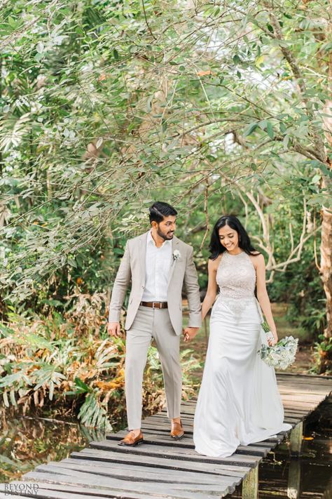 Bride And Groom Christian Wedding Outfit, White Gown Couple Photoshoot, Christian Wedding Couple Dress, Engagement White Dress For Bride, Christian Wedding Suits For Men, Pre Shoot Dresses Sri Lanka, Christian Couple Wedding Dress, Christian Wedding Outfits, White Dress Pre Wedding Shoot