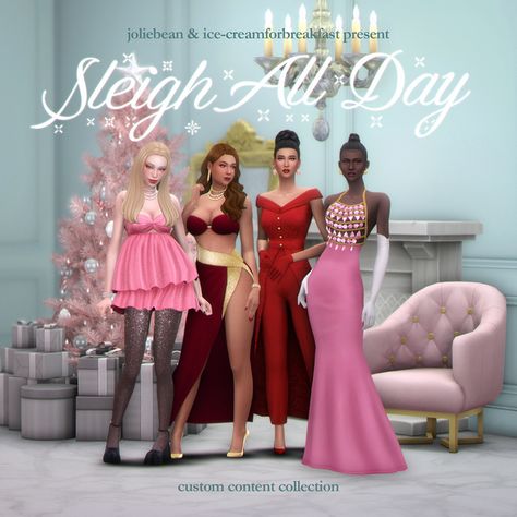 Sleigh All Day, Mimi Dress, Diva Dress, Sims 4 Mm Cc, Tumblr Sims 4, Sims 4 Cc Folder, Sims 4 Dresses, Sims 4 Mm, Sims4 Clothes