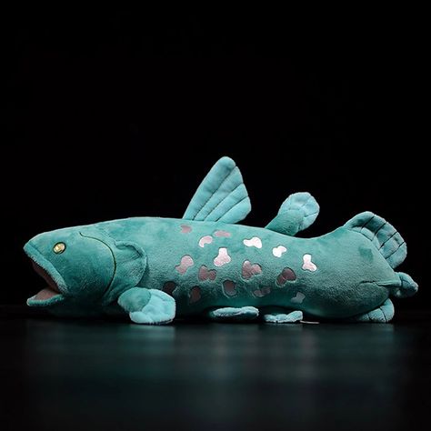 Smarter Shopping, Better Living! Aliexpress.com Coelacanth Fish, Dino Plushies, Fish Plush, Sea Life Creatures, Sea Life Animals, Realistic Stuffed Animals, Cute Fish, Soft Toy Animals, Like Animals