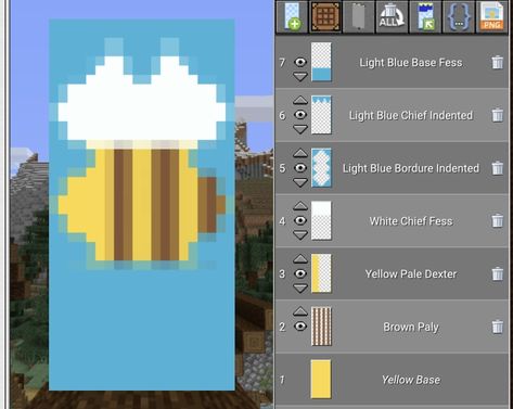 Minecraft Frog Banner Design, Yellow Banner Minecraft, Minecraft Flag Design Cute, Minecraft Bee Banner Designs, Chicken Banner Minecraft, Sheep Banner Minecraft, Minecraft Banner Designs Animals, Cow Banner Minecraft, Minecraft Banner Animals