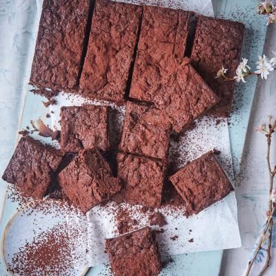 Brownie recipes | Sainsbury's Magazine Mochi Brownie, Potato Brownies, Gooey Cake, Sweet Potato Brownies, Sweet Ideas, No Bake Brownies, Brownies Recipe, Ginger Recipes, Brownie Bar