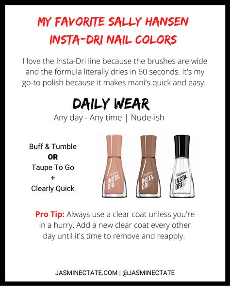 Sally Hansen Insta Dri Colors, Sally Hansen Insta Dri, Sally Hansen, Dainty Jewelry, Nail Inspo, Nail Colors, Timeless Fashion, The Creator, Nails