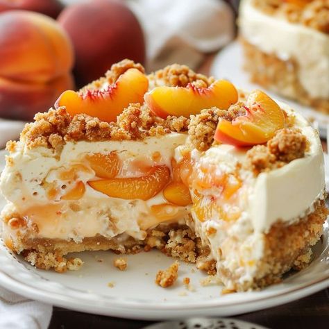 Recipes Global Peach Cobbler Cheesecake, Peach Cobbler, The Taste, Cobbler, Peaches, Cheesecake, Dessert Recipes, Desert Recipes