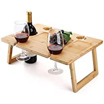 Check this out! Indoor Picnic Date, Champagne Picnic, Wine Picnic Table, Outdoor Picnic Table, Portable Picnic Table, Wine Picnic, Picnic Snacks, Wooden Picnic Tables, Table Foldable