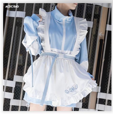 Acdc Rag, Magical Girl Outfit, 2000s Japanese Fashion, Interesting Outfits, Japanese Street Fashion, J Fashion, Kawaii Clothes, Harajuku Fashion, Cosplay Outfits