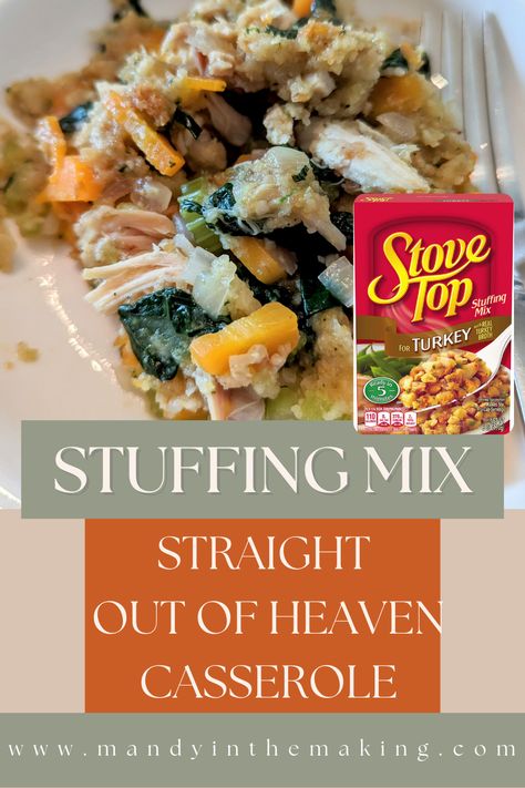 Straight out of Heaven Casserole — Mandy in the Making | Meals & More on YouTube Meals With Stuffing, Foul Recipe, Mandy In The Making Recipes, Mandy In The Making, Beans Instant Pot, Wednesday Dinner, Stove Top Chicken, Easy Vegetarian Meals, Grandma Recipes