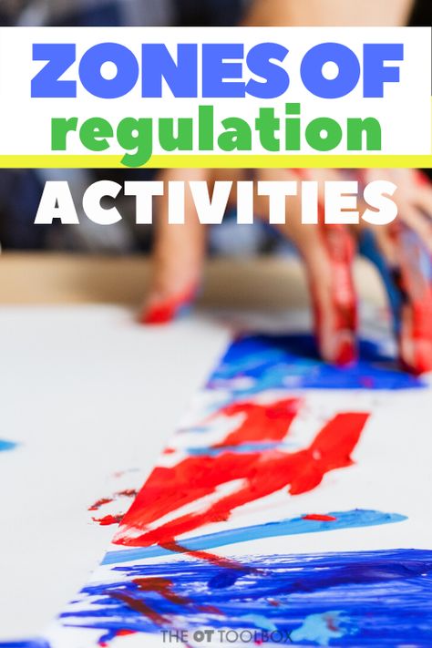 Occupational Therapy Self Regulation, Zones Of Regulation Craft, Sensory Regulation Activities, Zone Of Regulation Activities, Self Regulation Activities For Kids, Zones Of Regulation Activities, Part Of Brain, Regulation Activities, Sensory Regulation