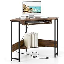 Desk With Keyboard Tray, Tray Storage, Corner Computer Desk, Desks For Small Spaces, Keyboard Tray, Make Up Desk Vanity, Pc Desk, Home Office Furniture Desk, Office Workstations